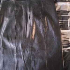 Leather skirt